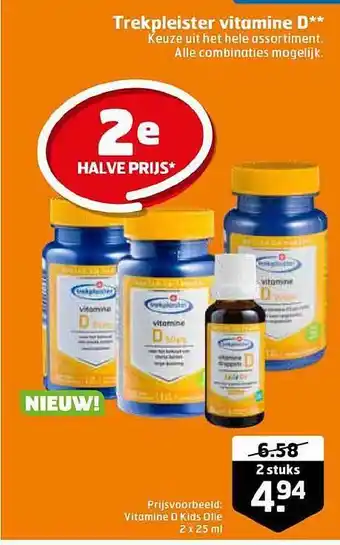 Trekpleister Trekpleister Vitamine D aanbieding