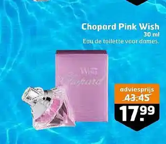 Trekpleister Chopard Pink Wish 30 Ml aanbieding