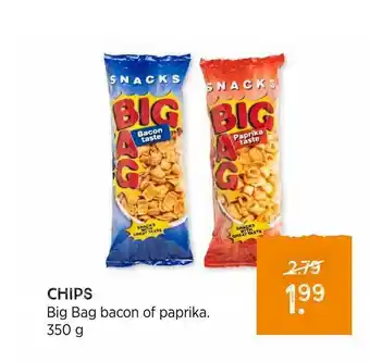 Xenos Chips big bag bacon of paprika 350 g aanbieding