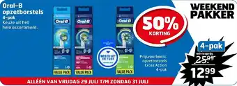 Trekpleister Oral-B opzetborstels 4-pak aanbieding