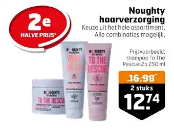 Trekpleister Noughty haarverzorging 2 x 250 ml aanbieding