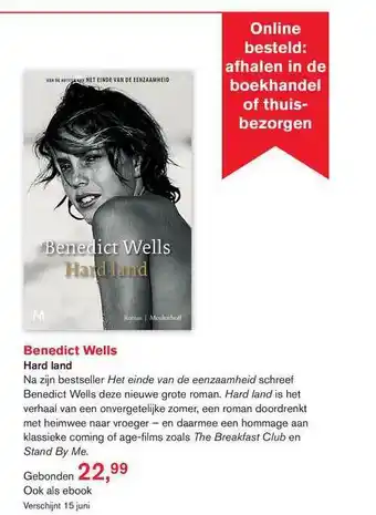 Libris Benedict wells - hard land aanbieding