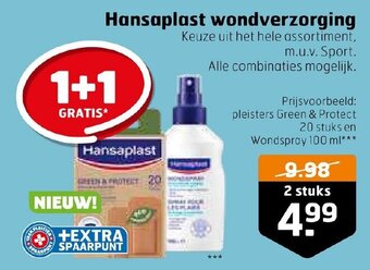 Trekpleister Hansaplast wondverzorging aanbieding