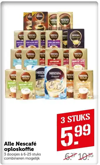 Coop Alle Nescafe oploskoffie aanbieding