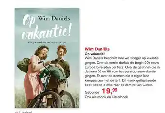 Libris Wim daniëls - op vakantie! aanbieding