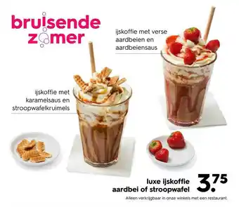 HEMA Luxe Ijskoffie Aardbei Of Stroopwafel aanbieding