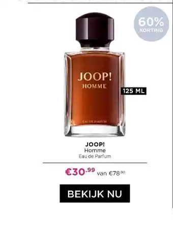 ICI Paris XL Joop! Homme Eau De Parfum 60% Korting aanbieding