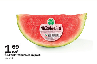 Spar SPAR watermeloen part aanbieding