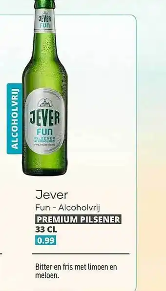 Mitra Jever Fun - Alcoholvrij Premium Pilsener aanbieding