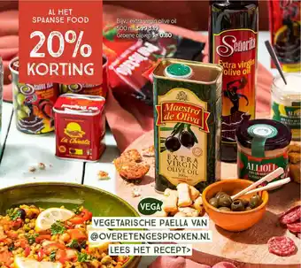 Xenos Al het spaanse food aanbieding