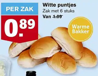 Hoogvliet Witte puntjes aanbieding