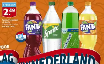 Hoogvliet Fanta, Fernandes of Sprite aanbieding