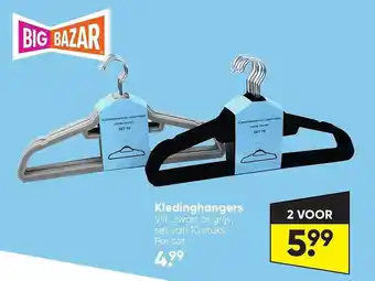 Big Bazar Kledinghangers aanbieding