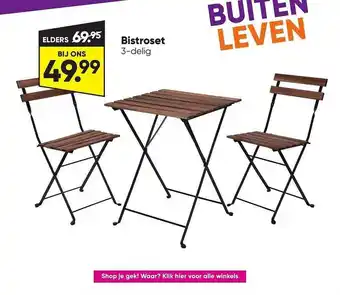 Big Bazar Bistroset aanbieding