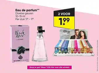 Big Bazar Eau de parfum aanbieding