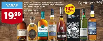 Hoogvliet Diverse Single Malts aanbieding