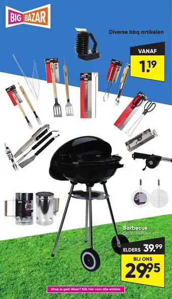 Big Bazar Barbecue aanbieding