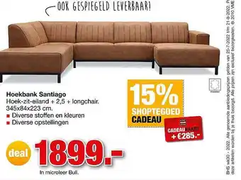 Budget Home Store Hoekbank santiago aanbieding