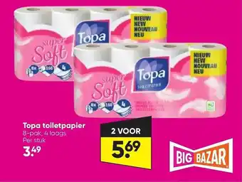 Big Bazar Topa toiletpapier aanbieding