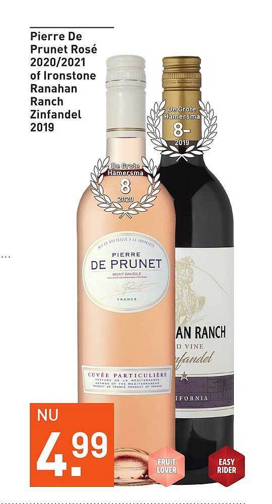 Pierre de rosé 20202021 of ironstone ranahan ranch zinfandel