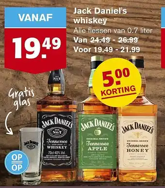 Hoogvliet Jack Daniel's whiskey aanbieding