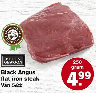 Hoogvliet Black Angus flat iron steak aanbieding