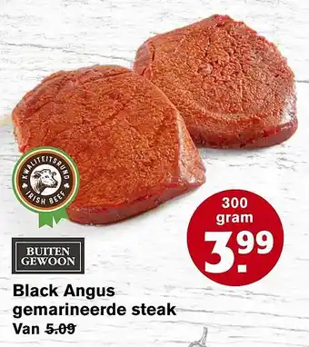 Hoogvliet Black Angus gemarineerde steak aanbieding