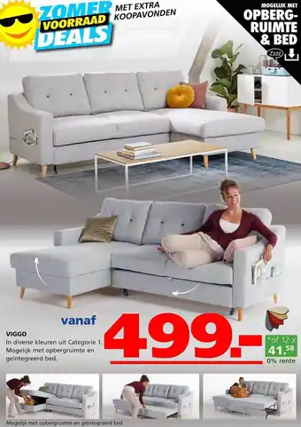 Seats and Sofas Viggo hoekbank aanbieding