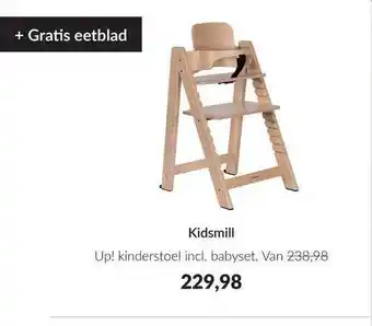 Babypark Kidsmill up! kinderstoel incl. babyset aanbieding