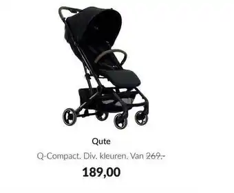 Babypark Qute q-compact buggy aanbieding