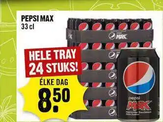 Dirck 3 Pepsi max aanbieding