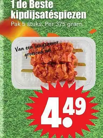 Dirk 1 De Beste Kipdijsatéspiezen aanbieding