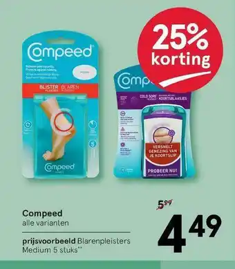 Etos Compeed 25% Korting aanbieding