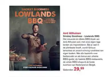 Libris Jord Althuizen - Smokey Goodness - Lowlands BBQ aanbieding