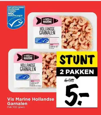 Vomar Voordeelmarkt Vis Marine Hollandse Garnalen aanbieding
