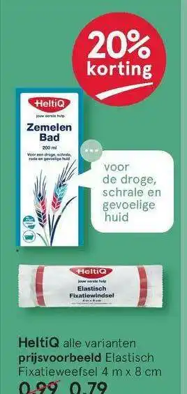 Etos HeltiQ 20% Korting aanbieding