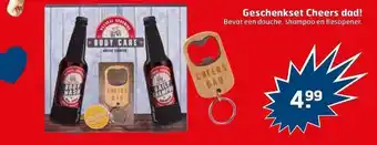 Trekpleister Geschenkset Cheers Dad! aanbieding