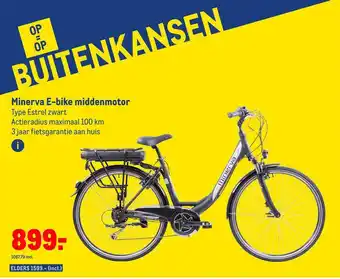 Makro Minerva e-bike middenmotor estrel zwart aanbieding