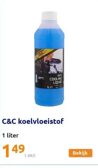 Action C&c koelvloeistof aanbieding