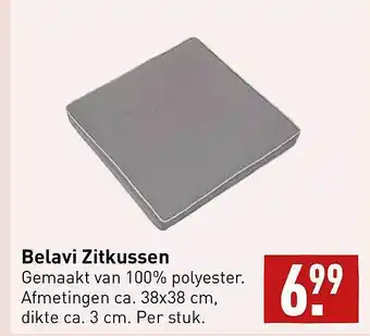 ALDI Belavi zitkussen aanbieding