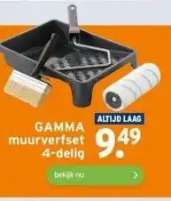 GAMMA Muurverfset 6.8⁹ aanbieding