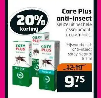 Trekpleister Care Plus Anti-Insect 20% Korting aanbieding