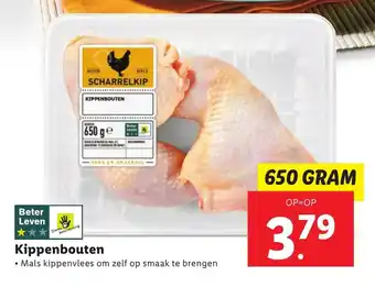 Lidl Kippenbouten 650g aanbieding