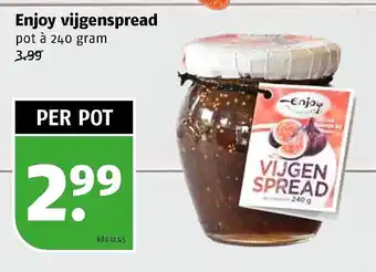 Poiesz Enjoy vijgenspread aanbieding