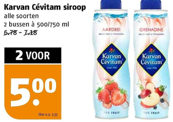 Poiesz Karvan cévitam siroop aanbieding