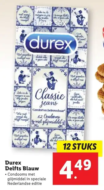 Lidl Durex Delfts Blauw aanbieding