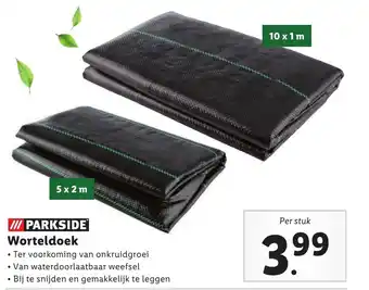 Lidl Parkside Worteldoek aanbieding