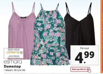 Lidl Esmara Damestop Maten: 36 t/m 46 aanbieding