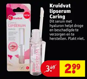 Kruidvat Kruidvat lipserum caring aanbieding