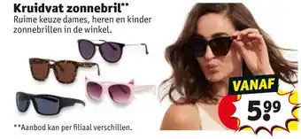 Kruidvat Kruidvat zonnebril** aanbieding